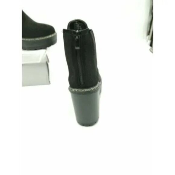 Olivia Miller Emily Black Platform Chelsea Booties - Picture 3 of 4